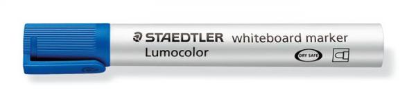 Popisovač na tabule, 2 mm, kužeľový hrot, STAEDTLER "Lumocolor 351", modrý
