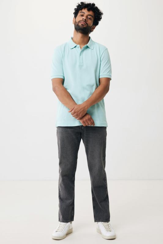 Polo tričko IQONIQ Yosemite z recykl. bavlny crushed mint XS 10