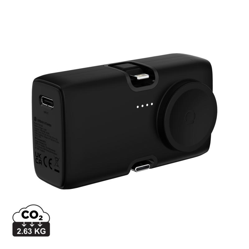 Powerbanka Urban Vitamin San Diego 20W PD z plastu RCS čierna