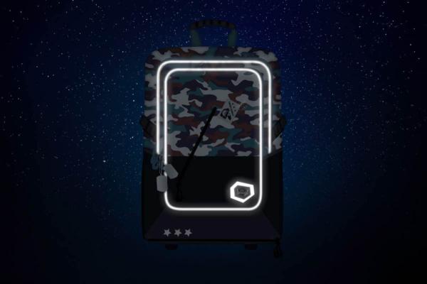 BAAGL Školský batoh Cubic Army 5