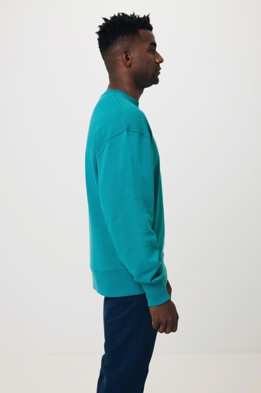 Mikina IQONIQ Kruger relaxed fit z recykl. bavlny verdigris XXS 11