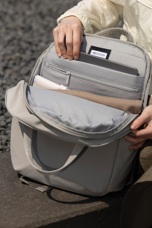 Batoh soft tote XD Design sivá 16