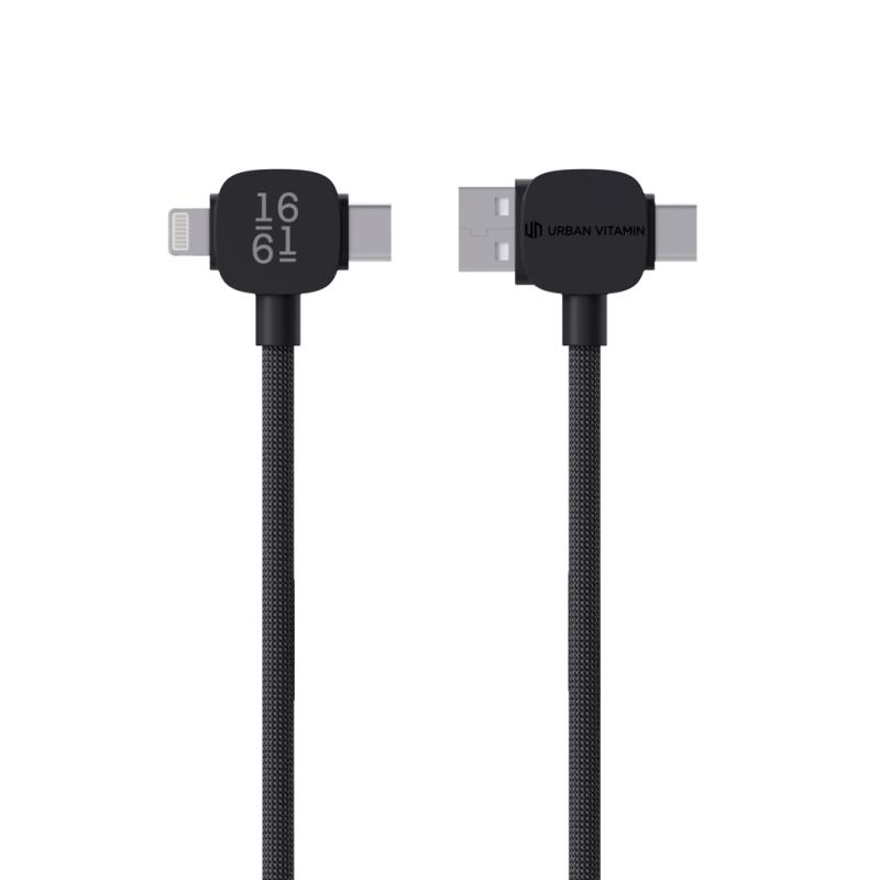 Magnetický kábel Urban Vitamin Stockton 65W z rec. TPE/PET čierna 8