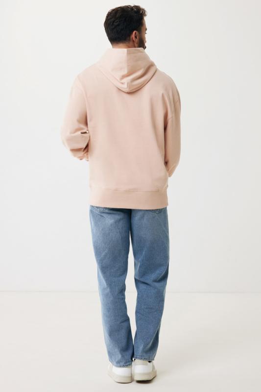 Mikina s kapucňou IQONIQ Yoho relaxed fit z recykl. bavlny peach nectar S 15