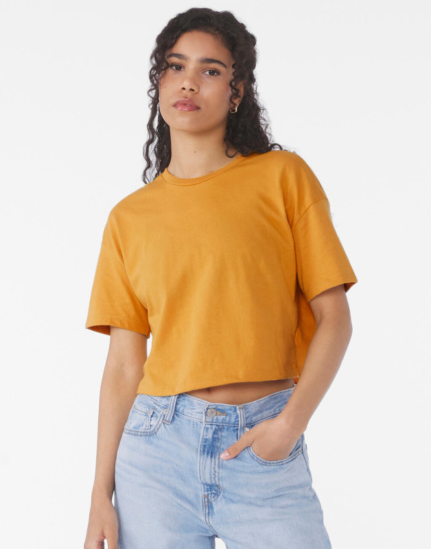 Jersey Crop dámske tričko
