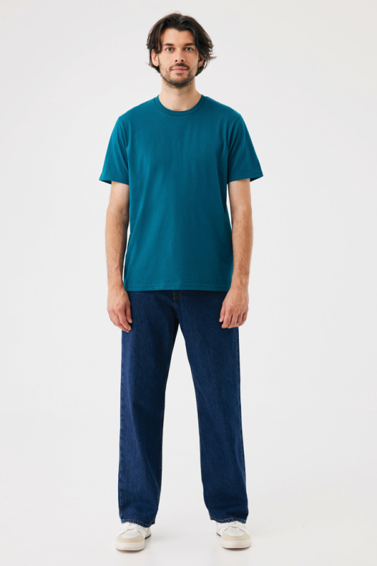 Tričko IQONIQ Brett z recykl. bavlny dark teal XXS 5