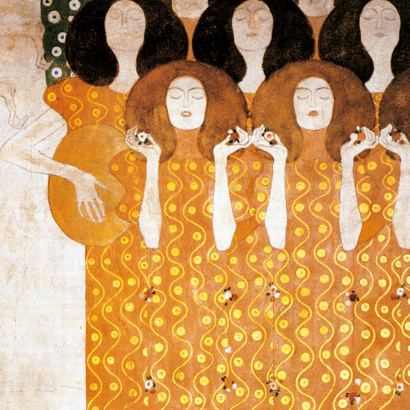 NOTIQUE Poznámkový kalendár Gustav Klimt 2027, 30 x 30 cm 12