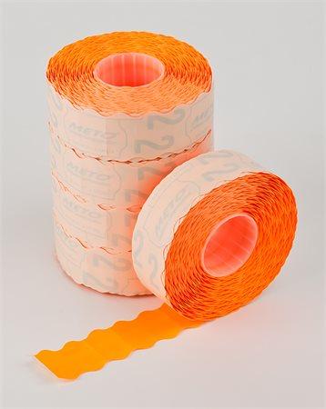 Cenové etikety, 22x12 mm, METO, oranžová 1