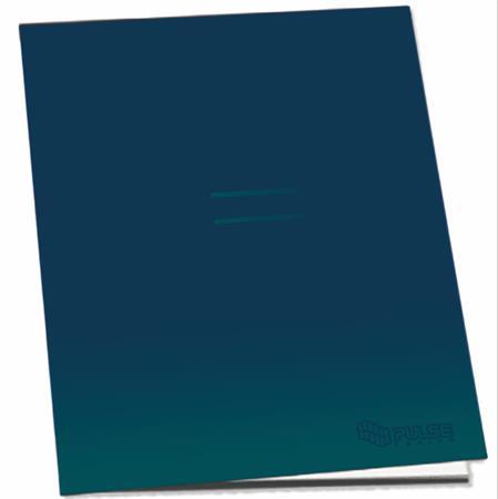 Zošit, A5, linajkový, 52 listov, PULSE "Dark Colours" 1