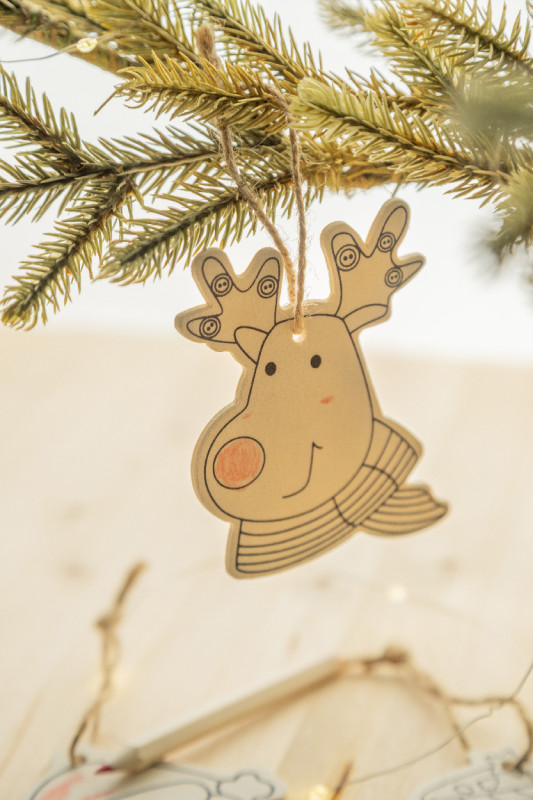 Oppland vianočné ozdoby na vyfarbenie na stromček 4