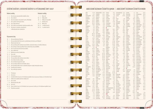 NOTIQUE Špirálový 18-mesačný diár Petito – Mraky 2026/2027, 13 x 18 cm 4