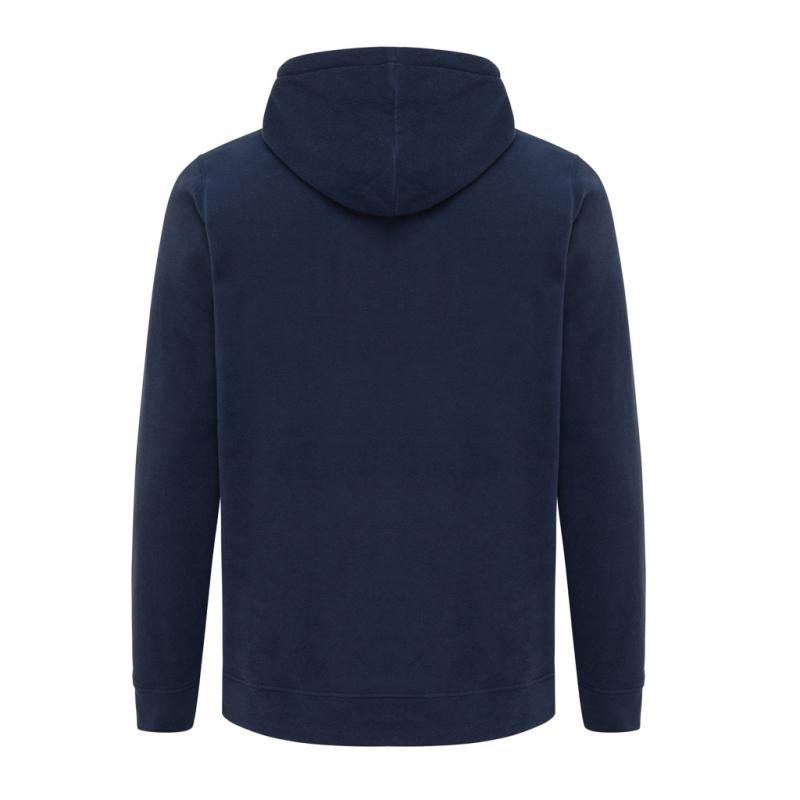 Micro fleece mikina IQONIQ Trivor z recykl. polyesteru námornícka modrá XXL 2