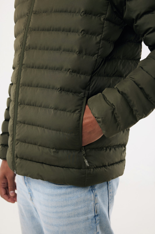 IQONIQ Maiko pánska prešívaná bunda z rec. polyesteru khaki L 9