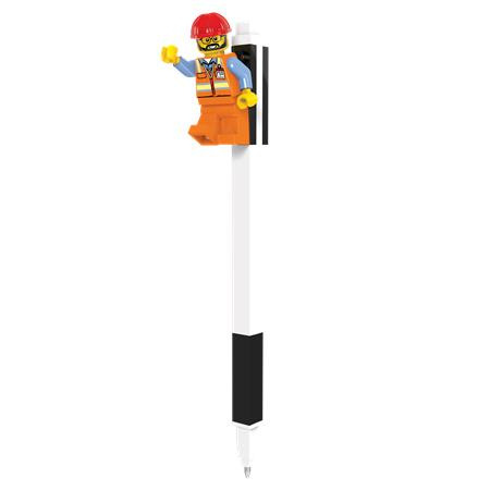 Gélové pero, 0,7 mm, s vrchnákom, s mini figúrkou, LEGO, čierne 1