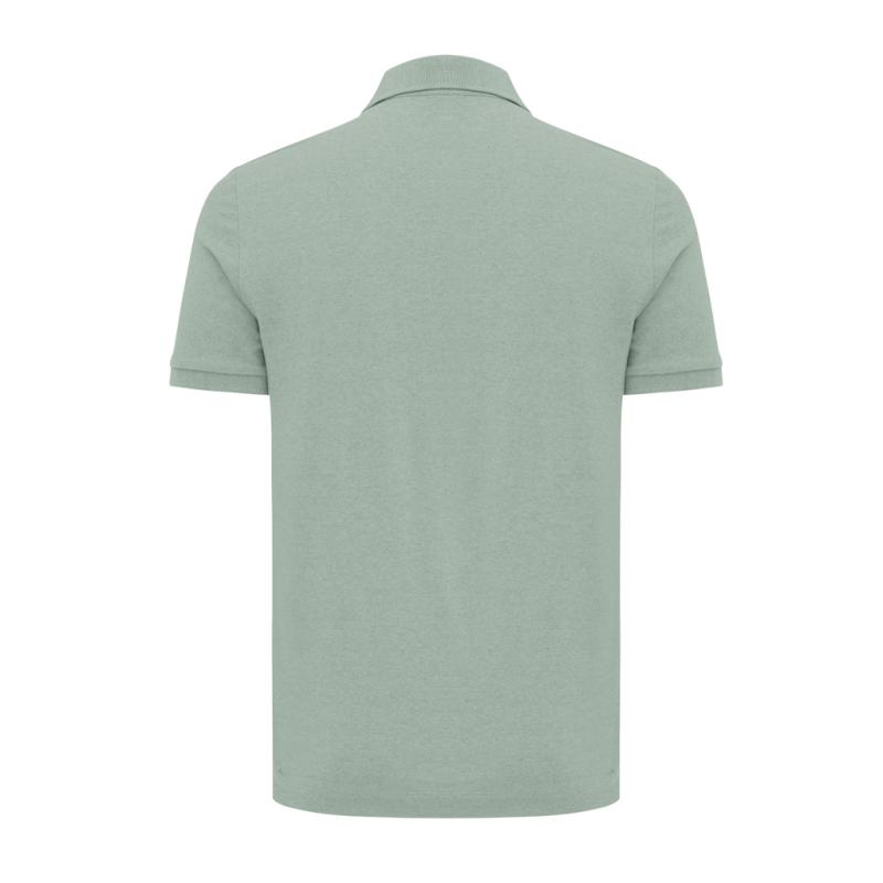 Polo tričko IQONIQ Yosemite z recykl. bavlny Iceberg green L 2