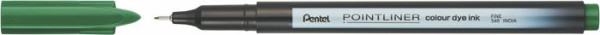 Liner, 0,4 mm, PENTEL "Pointliner", smrekovo zelený 1