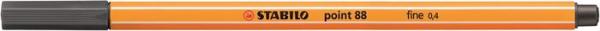 Liner, 0,4 mm, STABILO "Point 88", tmavá ľadovo-sivá 1