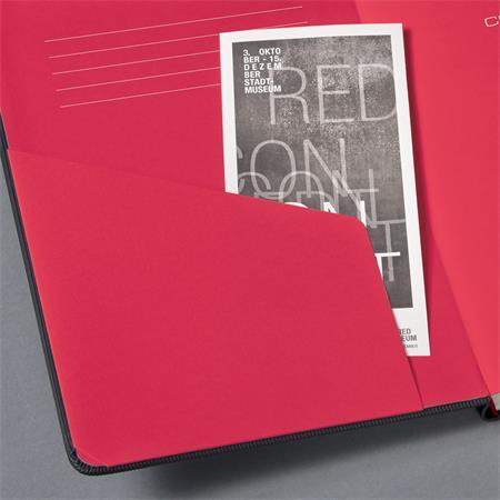Zápisník, exkluzívny, A5, linajkový, 97 strán, tvrdá obálka, SIGEL "Conceptum Red Edition" 4