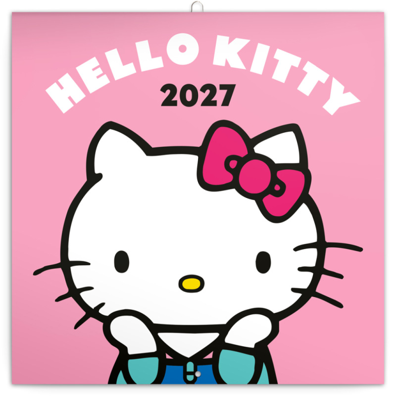 NOTIQUE Poznámkový kalendár Hello Kitty 2027, 30 x 30 cm