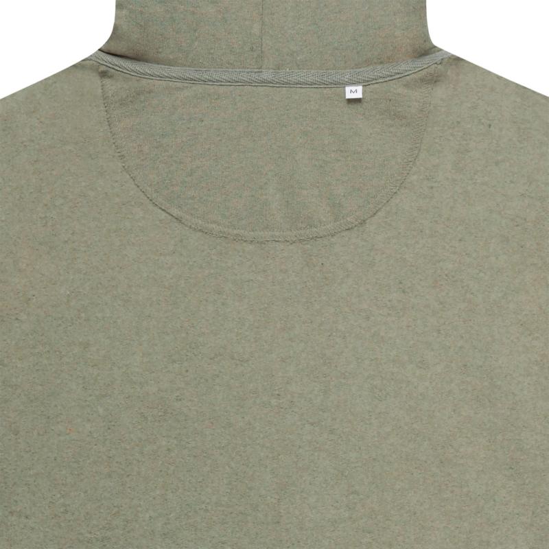 Mikina na zips s kapucňou IQONIQ Abisko z recykl. bavlny heather green L 3