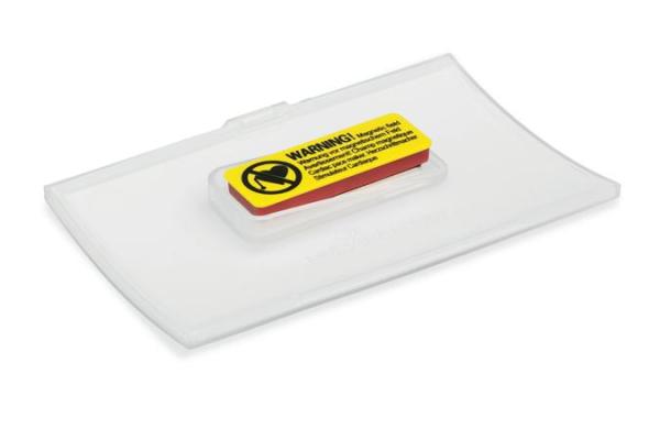 Visačka, s magnetom proti pretáčaniu, 75x40 mm, DURABLE "CLICK FOLD" 2