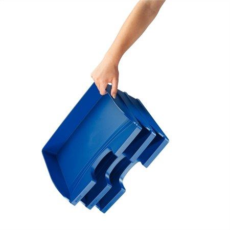 LEITZ Odkladač "Plus", otvorený z boku, modrý 2