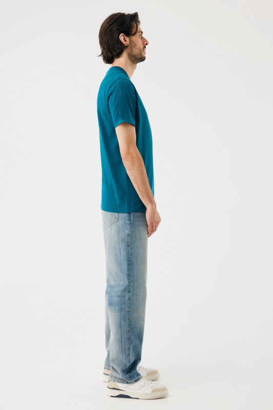 Ľahké tričko IQONIQ Sierra z recykl. bavlny dark teal XL 6