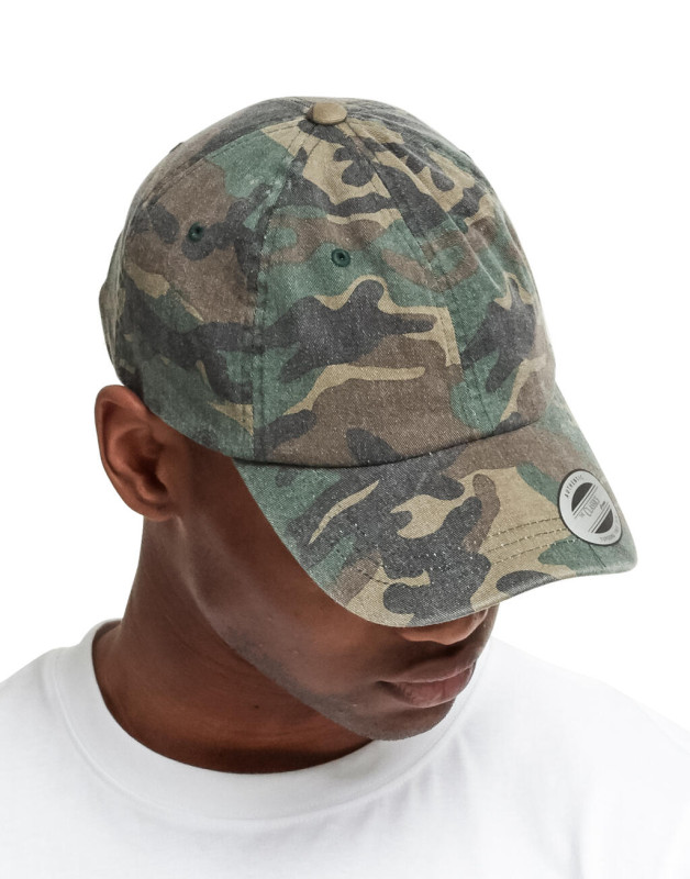 Low Profile Camo Washed šiltovka 1