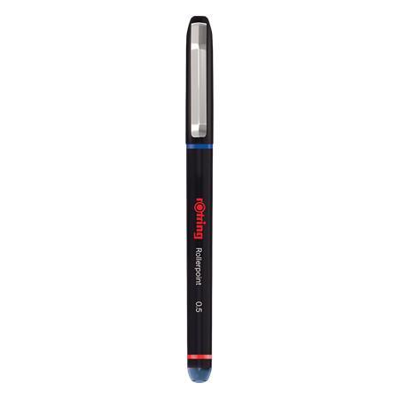 Roller, 0,5 mm, s vrchnákom, ROTRING "Rollerpoint", modrá 1