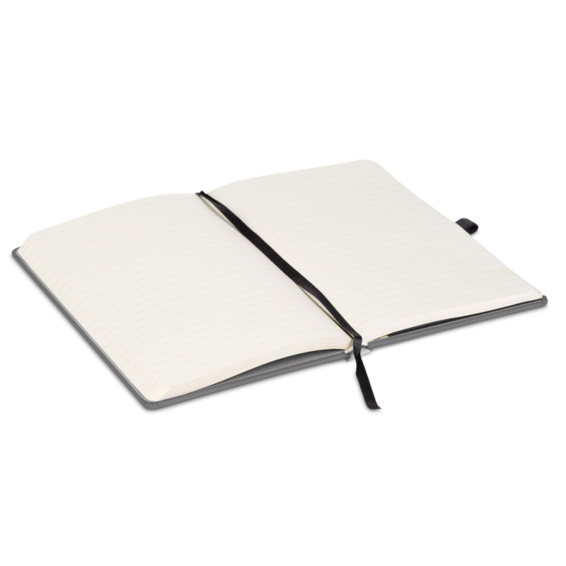 NOTIQUE Notebook Skiver, čiernosivý, linajkovaný, 13 x 21 cm 8