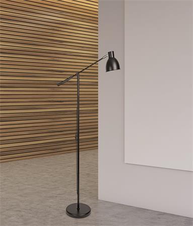 Stojacia lampa, kancelárska, MAUL "Finja", čierna 2