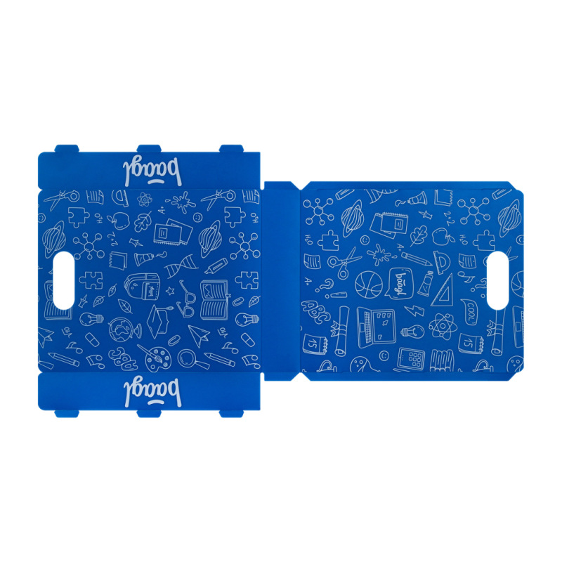 BAAGL Plastové dosky na školské zošity School modrá 3