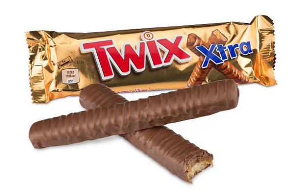 Twix Xtra čokoládová tyčinka 75 g (2 x 37,5 g) 1