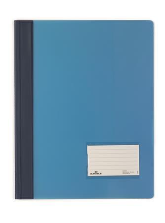 Rýchloviazač, A4, extra silný, široký, DURABLE, modrá