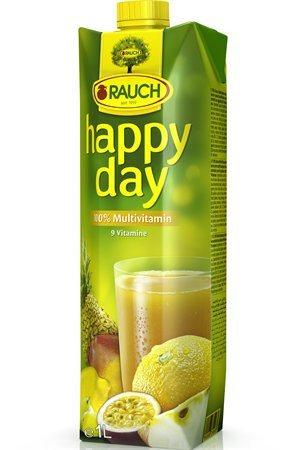 Ovocná šťava, 100%, 1 l, RAUCH "Happy day", multivitamín 2