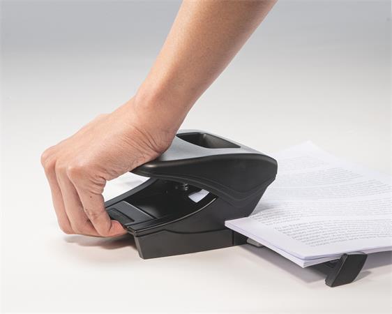 Dierovačka, dvojdierová, 30 listov, LEITZ "Recycle NeXXt", čierna 3