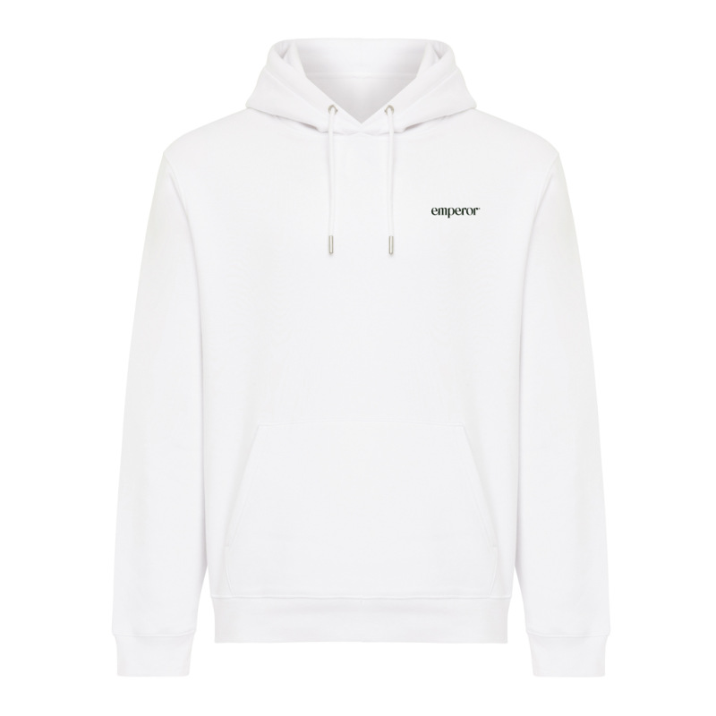 IQONIQ Joshua Unisex mikina s kapucňou z rec. bavlny recycled white L 4