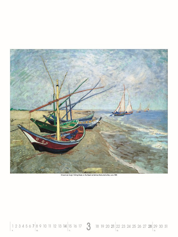 Nástenný kalendár Vincent van Gogh 2027 4