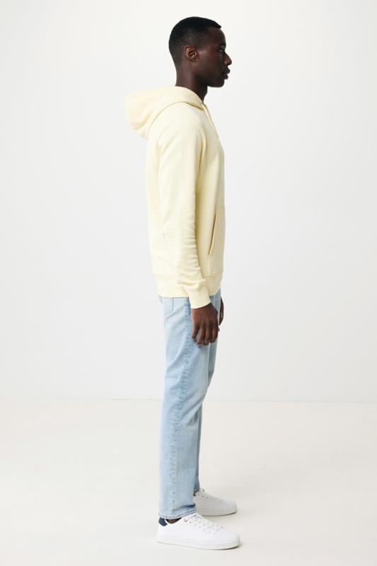Ľahká mikina s kapucňou IQONIQ Rila z recykl. bavlny cream yellow XS 15