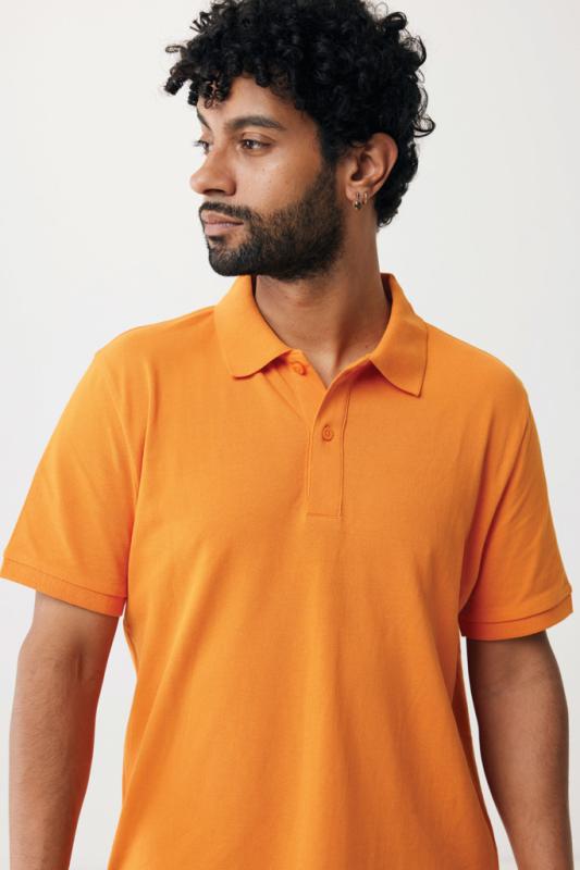 Polo tričko IQONIQ Yosemite z recykl. bavlny oranžová XXL 14