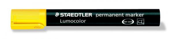 Permanentný popisovač, 2 mm, kužeľový hrot, STAEDTLER "Lumocolor 352", žltý 1