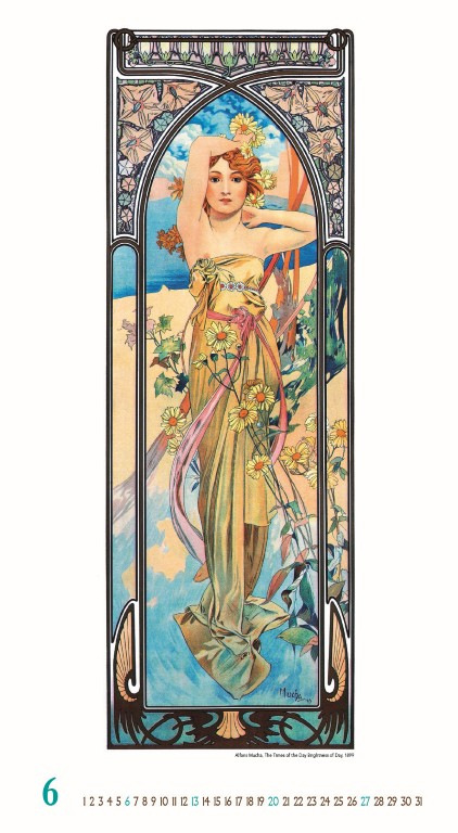 Nástenný kalendár Alfons Mucha 2027 7