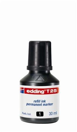 Náplň do permanentných popisovačov,  EDDING "T25", čierna