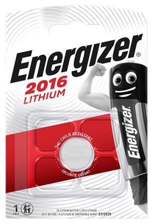 Gombíková batéria, CR2016, 1 ks, ENERGIZER 1