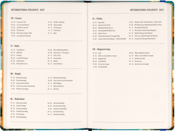 NOTIQUE Weekly Purse size planner Riviera 2027, 9,8 x 14,5 cm 4