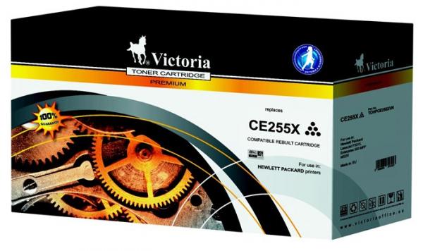 255X toner do tlačiarne LaserJet P3015, VICTORIA, čierny, 12,5k 1