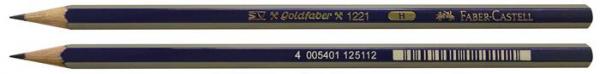 Grafitová ceruzka, H, šesťhranná, FABER-CASTELL "Goldfaber" 1