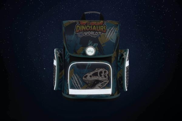 BAAGL SET 5 Ergo Dinosaurs World: aktovka, penál, sáček, desky, box 7