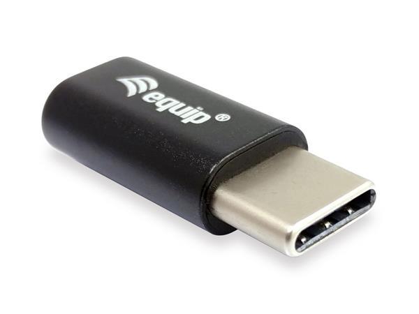 Adaptér, prevodník USB-C-microUSB, EQUIP 1