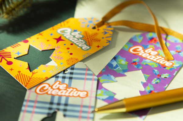 PrinTag Plus vlastná visačka na darček, vianočný stromček 7